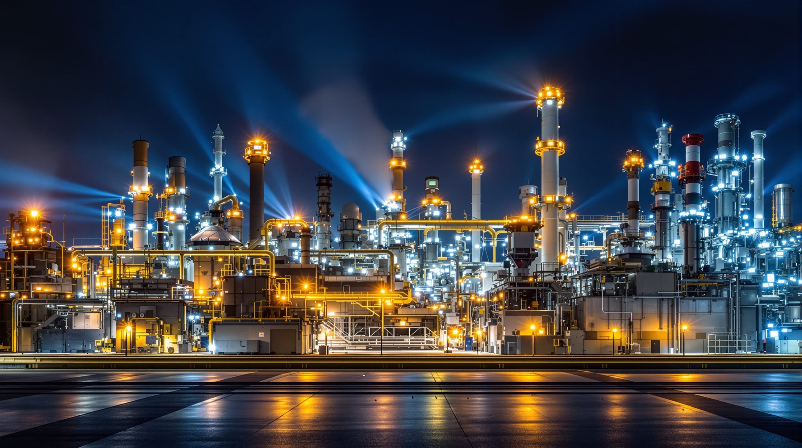 Industrie Éclairée Moderne