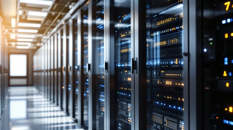 Salle de serveurs IA