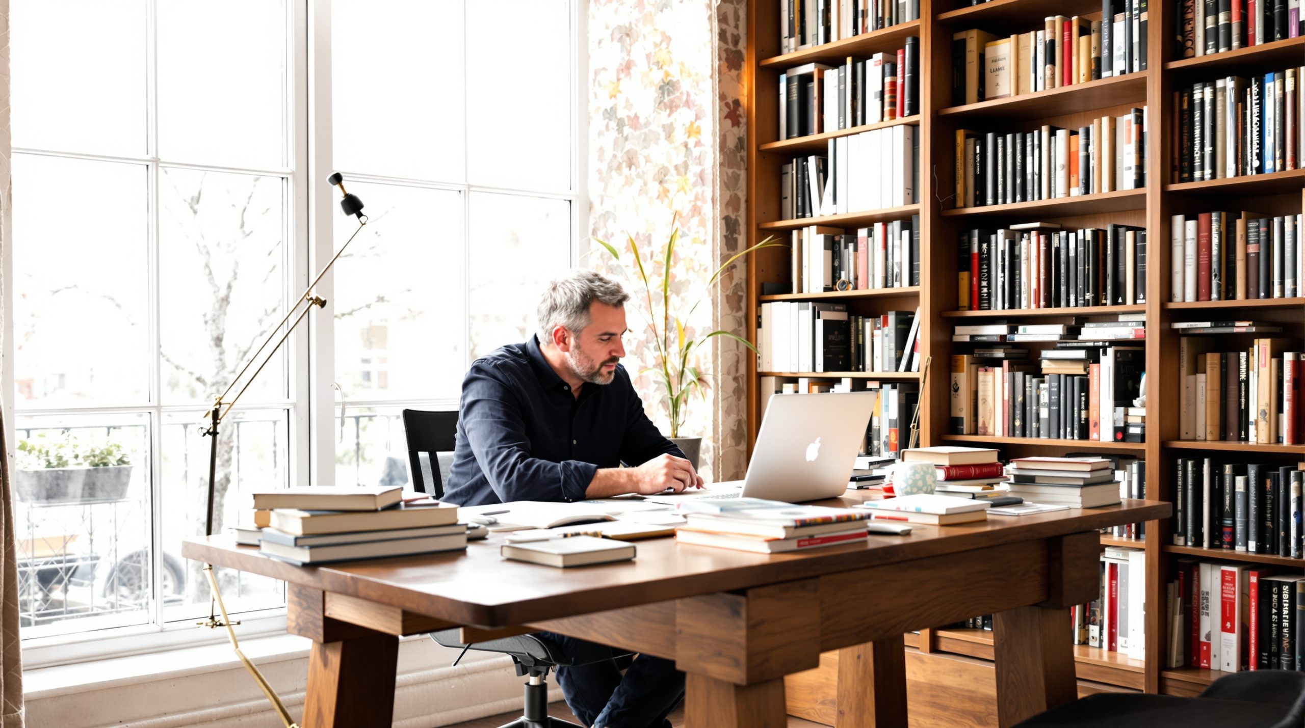 écrivain_bibliothèque_contemporaine