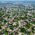 Banlieue américaine moderne